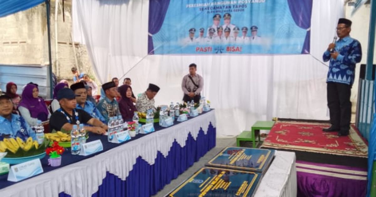 Camat Zarkasih: 21 Posyandu Tapos Resmi Berdiri, Bukti Kolaborasi untuk Generasi Sehat