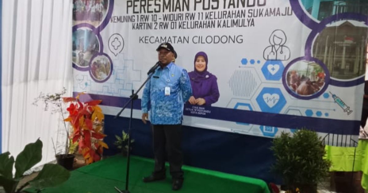 Tiga Posyandu Baru di Cilodong Diresmikan, Camat Zainal Pastikan Layanan Kesehatan Naik Kelas