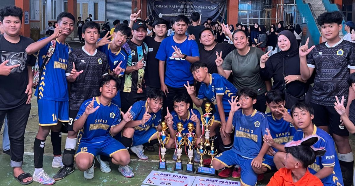 Derby Parungpanjang! SMPN 3 Juara Turnamen Futsal Bogor–Tangerang 2026