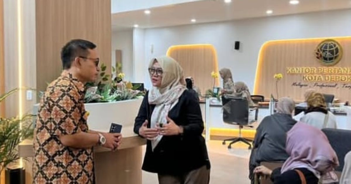 Budi Jaya Tinjau Loket, Pastikan Layanan Pertanahan Depok Makin Prima