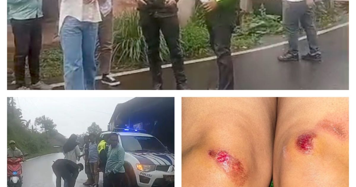 Kecelakaan motor dan minibus terjadi di Jalan Alternatif Sukamakmur, Bogor. Polisi mendalami kemungkinan adanya unsur pidana setelah pengemudi minibus meninggalkan lokasi kejadian.