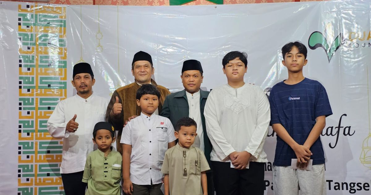21 Foundation Gelar Santunan Yatim Dhuafa dan Bukber Alumni Darunnajah di Pamulang