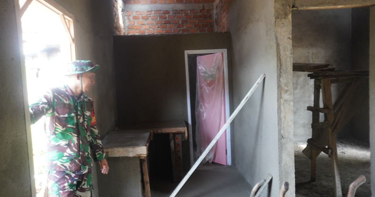 TMMD Kodim 0421 Bangun Rumah Layak Huni untuk Warga Pesawaran