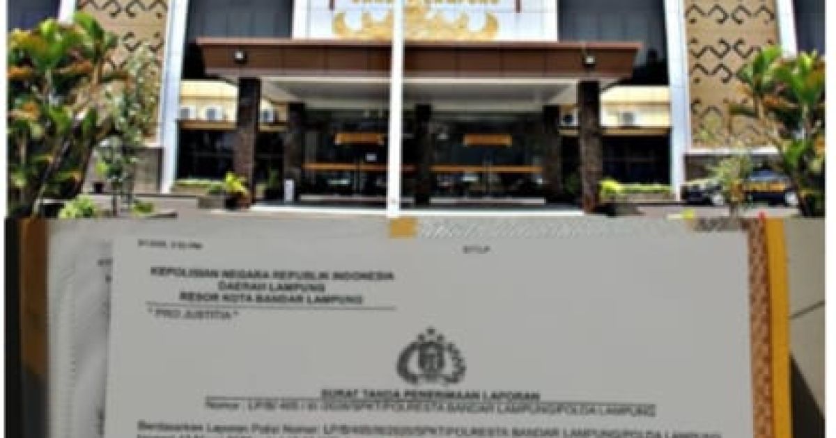 Kasus dugaan penipuan pemberangkatan ibadah umroh dilaporkan ke Polresta Bandar Lampung oleh GRIB Jaya Lampung Selatan melalui kuasa hukumnya.