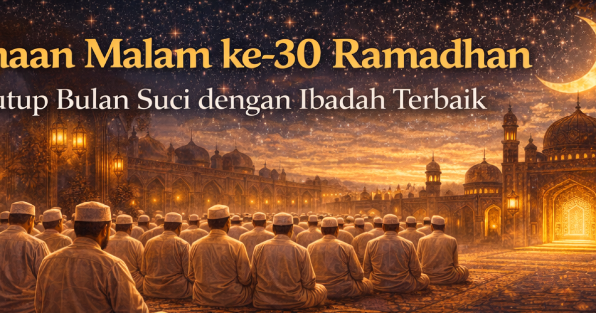 Keutamaan Malam ke-30 Ramadhan, Menutup Bulan Suci dengan Ibadah Terbaik