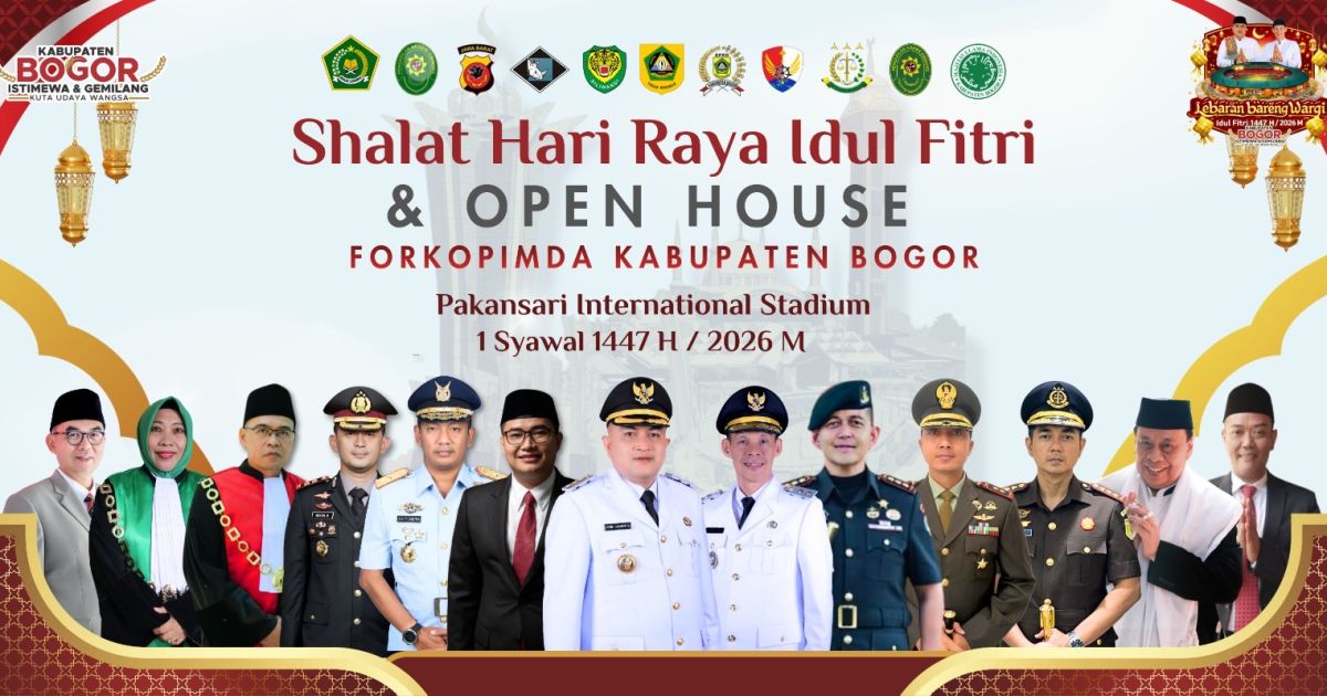 Lebaran Bareng Wargi, Bupati Bogor Siapkan Open House hingga Hiburan Opick di Pakansari