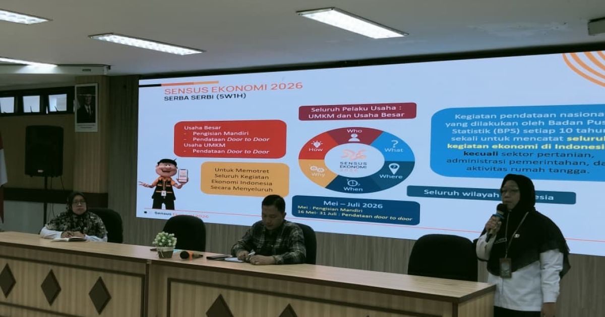 BPS Kabupaten Bogor bersama Diskominfo menggelar sosialisasi Sensus Ekonomi 2026. Data akurat dinilai menjadi kunci utama dalam menentukan arah pembangunan daerah dan nasional.