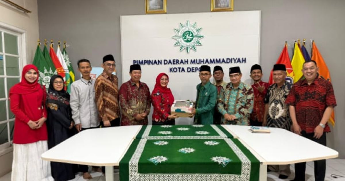DPC PDI Perjuangan Depok silaturahmi ke Muhammadiyah di momen Syawal 1447 H untuk memperkuat kebersamaan, komunikasi, dan sinergi kebangsaan.