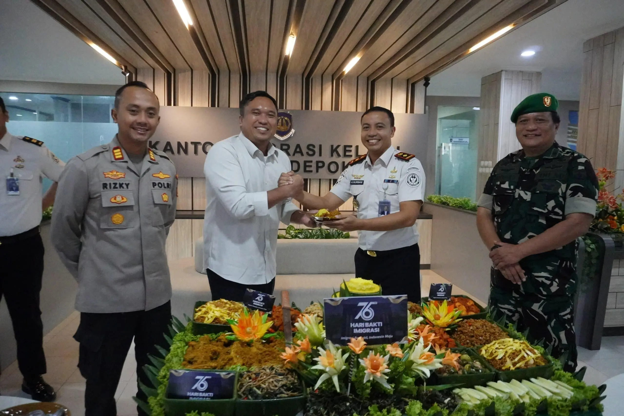 Syukuran Hari Bakti Imigrasi ke-76, Rutan Kelas I Depok Perkuat Sinergi Antar Aparat Penegak Hukum