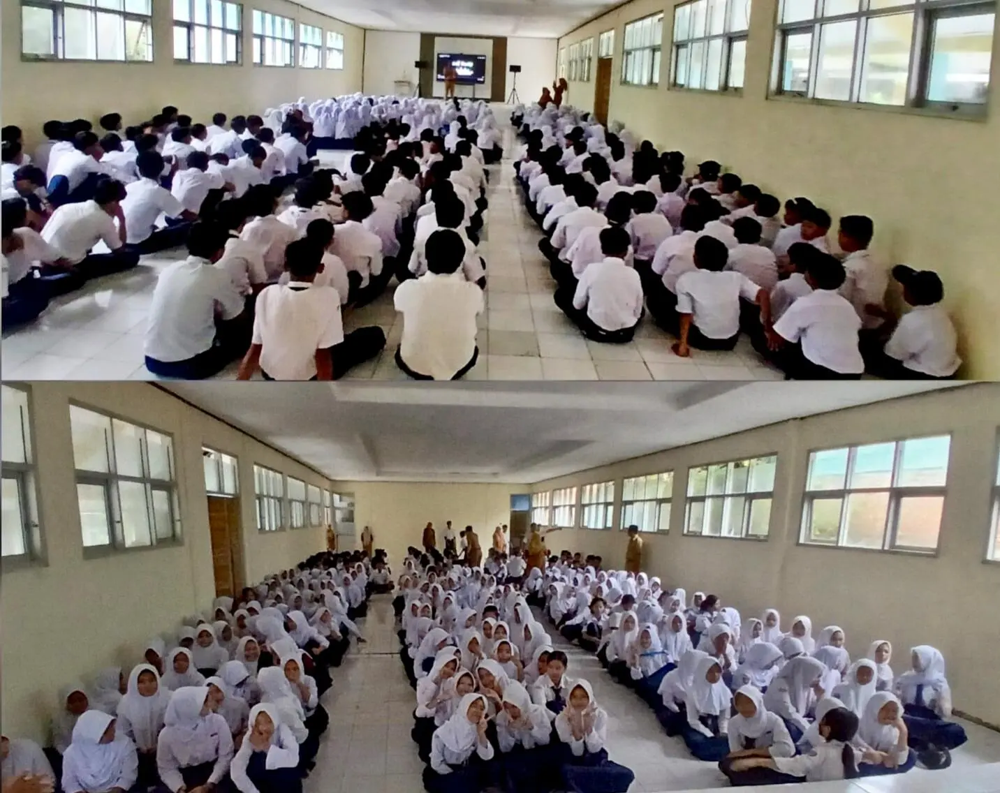 Awali Semester Genap, SMPN 2 Parungpanjang Gelar Pagi Ceria