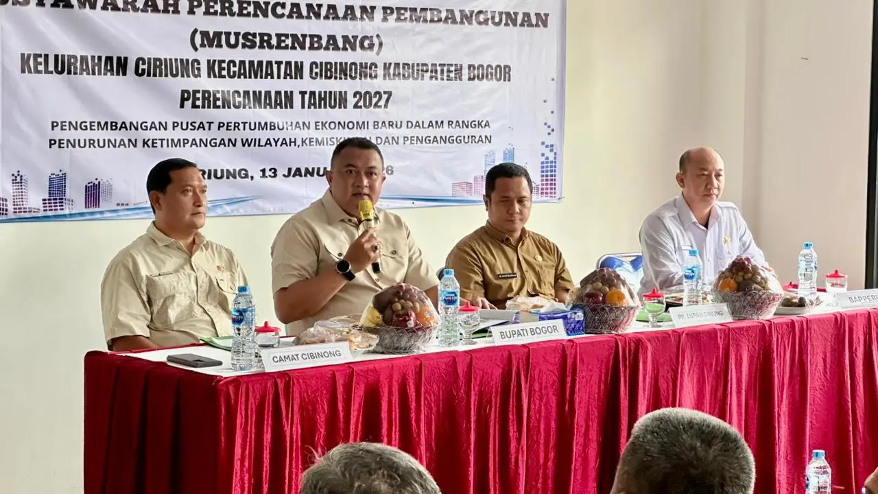 Musrenbang Ciriung, Rudy Susmanto Fokuskan Penanganan Banjir dan Penghijauan Wilayah