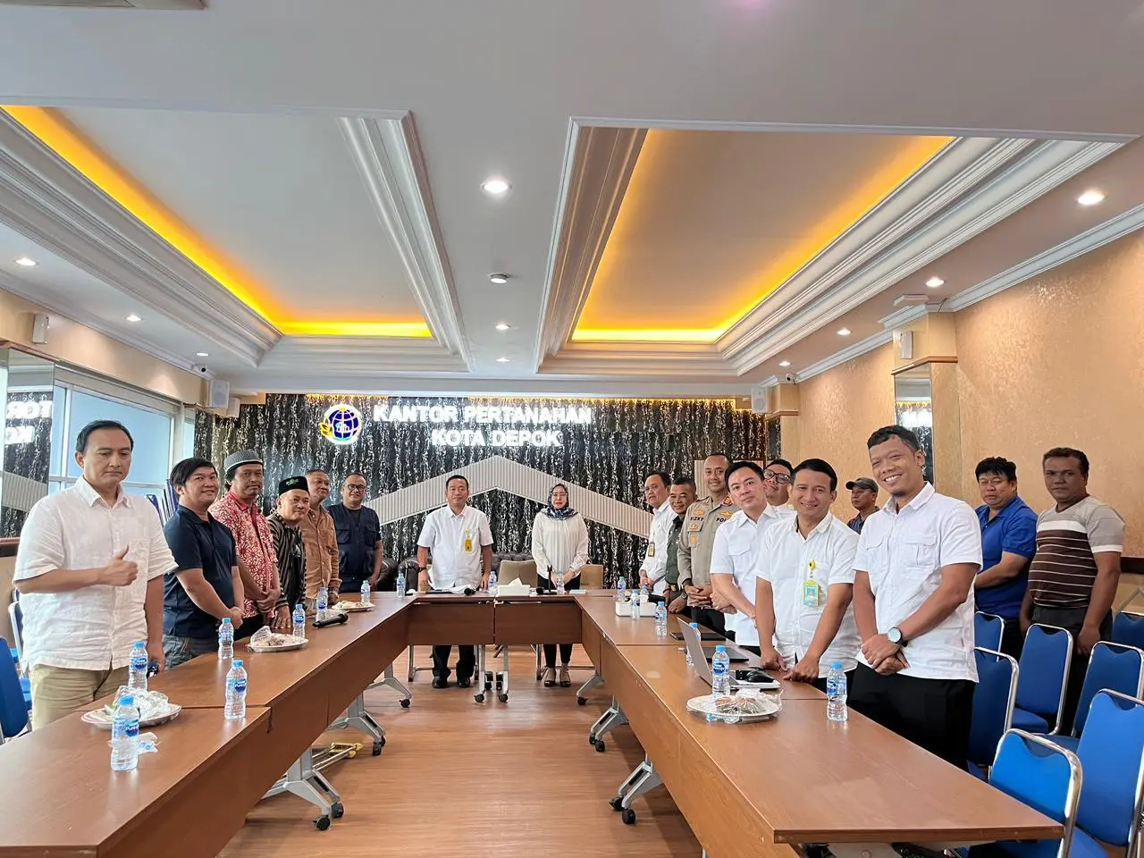 AMANAT Adukan Persoalan PTSL dan Setu ke BPN Depok