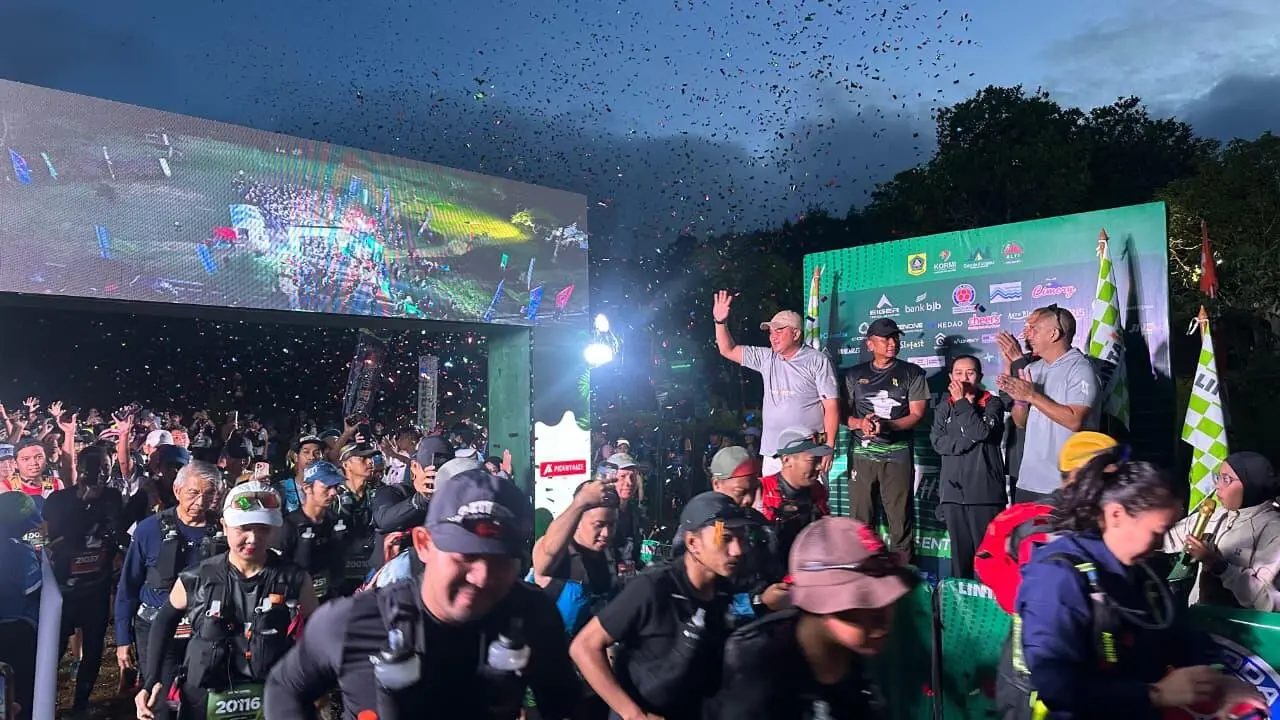 Lintas Sentul Trail Run 2026 Dibuka Bupati Bogor, Diikuti 1.400 Pelari Nasional dan Internasional