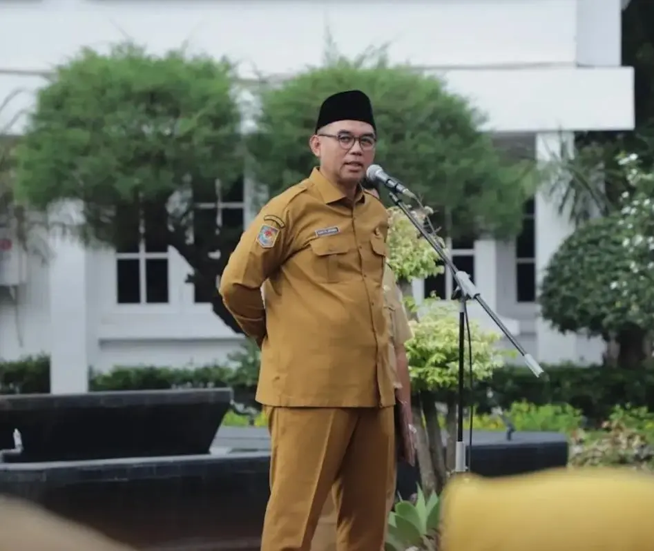 Sekda Ajat Pimpin Apel Pagi, Tegaskan Fokus Pembangunan Awal Kepemimpinan Bupati Rudy Susmanto 