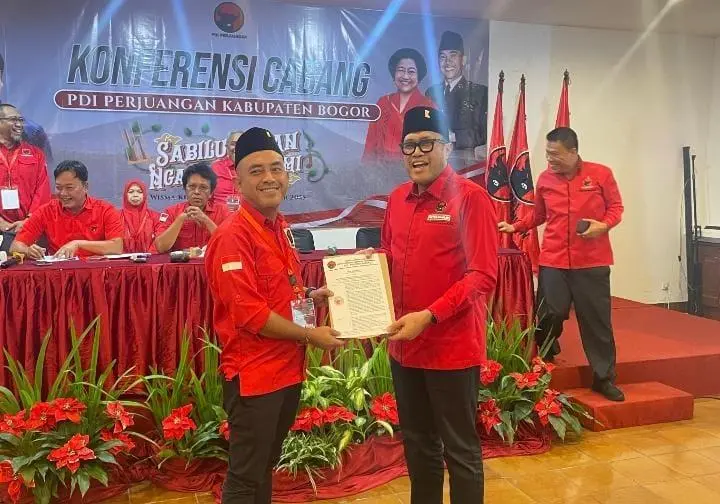 Doni Maradona Hutabarat Resmi Ditetapkan Sebagai Ketua DPC PDI Perjuangan Kabupaten Bogor periode 2025–2030