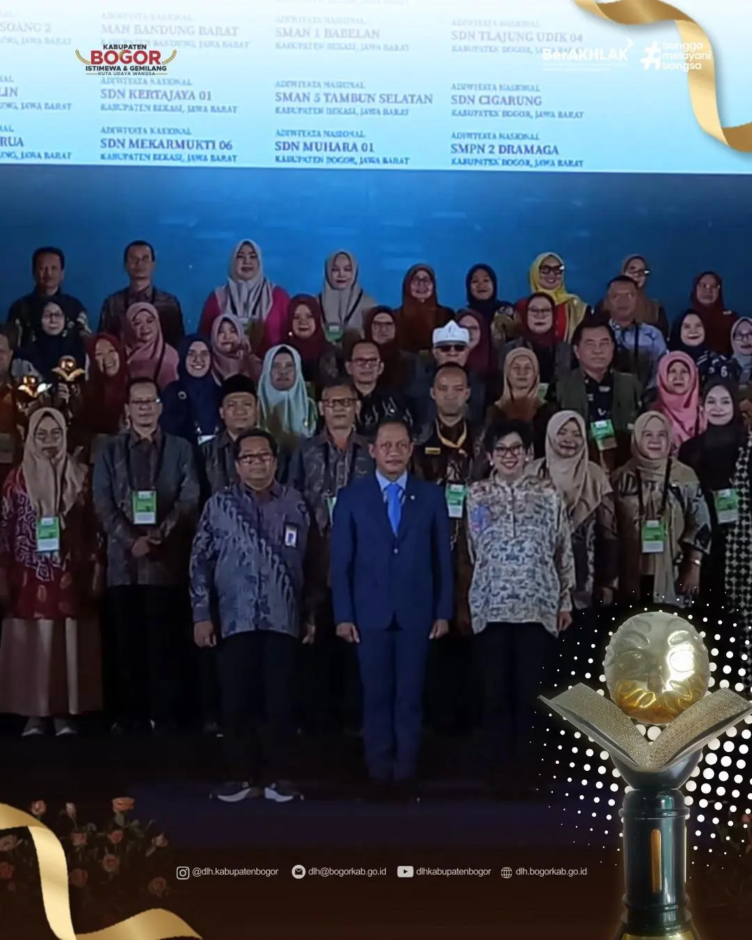 Sekolah di Kabupaten Bogor Raih Adiwiyata Nasional 2025, Bupati Rudy Susmanto Beri Apresiasi