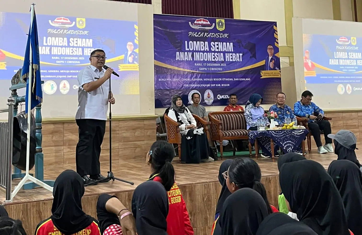 Dinas Pendidikan Kabupaten Bogor Gelar Lomba Senam Anak Indonesia Hebat Piala Kadisdik 2025