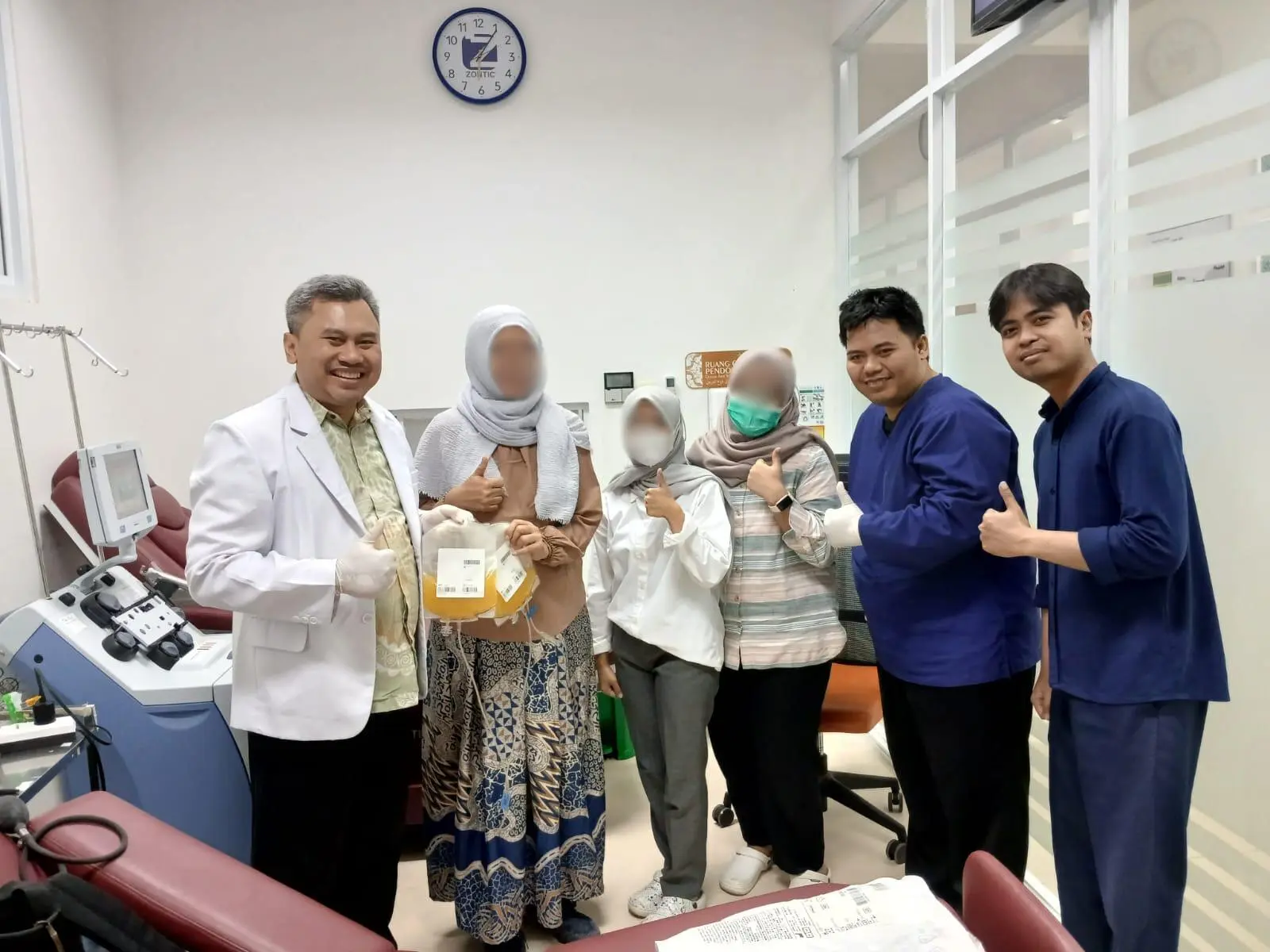 RSUD DR. K.H. Idham Chalid Cetak Sejarah, Donor TC Apheresis Perdana Berhasil
