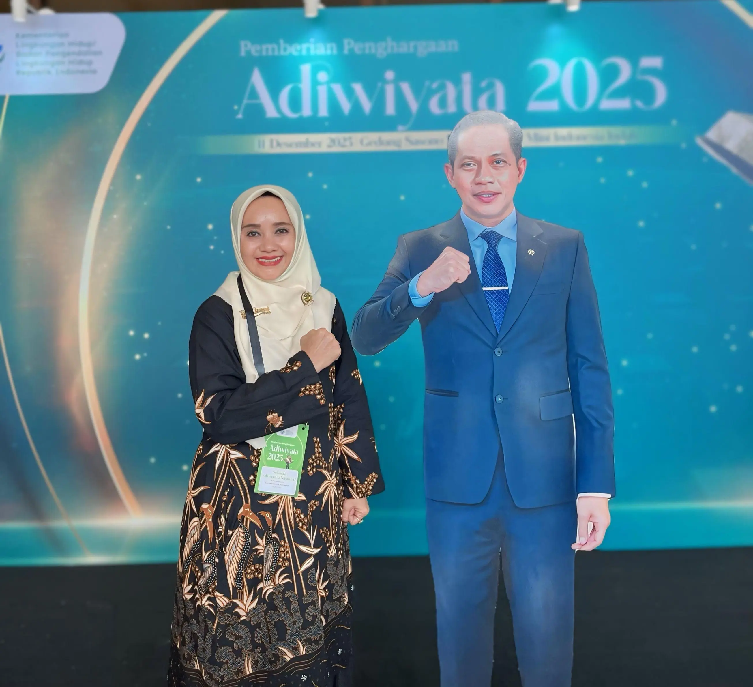 SMPN 3 Cileungsi Raih Penghargaan Adiwiyata Nasional 2025 dari Kementerian Lingkungan Hidup RI