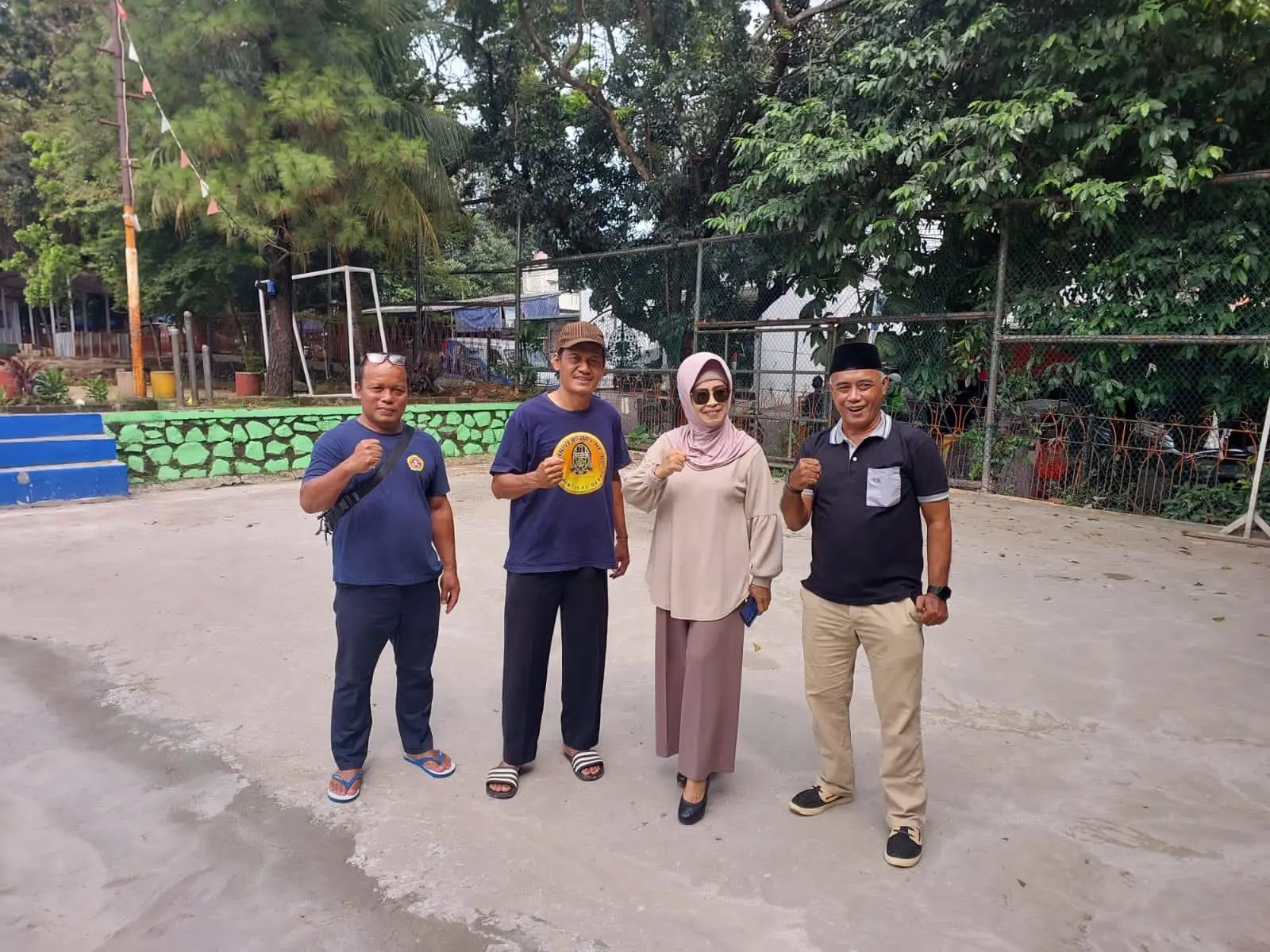 Gercep! Bunda Endah Redam Kisruh Dana Renovasi Lapangan RW 28 Depok