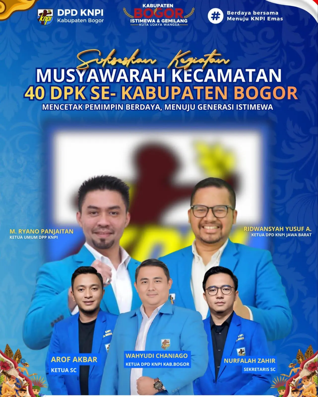 DPD KNPI Kabupaten Bogor Gelar Muscam di 40 Kecamatan, Siapkan Pemimpin Muda Berdaya