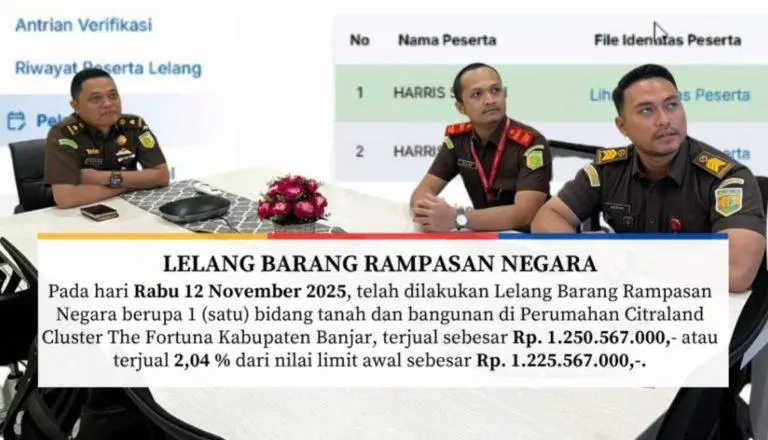 Kejari Depok Setor Rp3,5 Miliar ke Kas Negara dari Aset Rampasan!