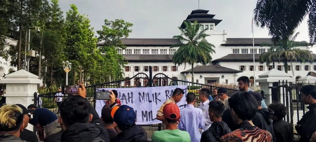 Petani Cijeruk Geruduk Kanwil BPN Bandung, Tuntut Hak Garap di Lereng Gunung Salak!
