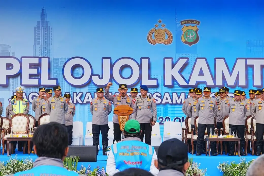 Ojol Garda Depan Kamtibmas: Kapolri Apresiasi Sinergi Jaga Jakarta