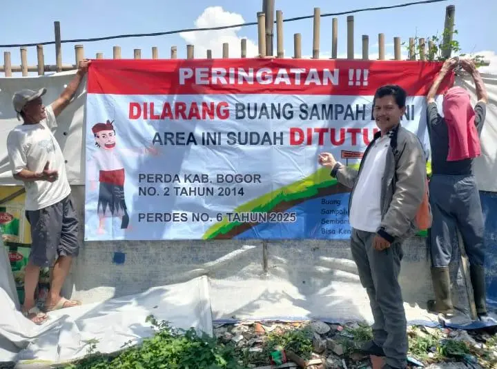 DLH Bogor Tutup TPS Liar di Pemukiman Padat Ciherang Dramaga