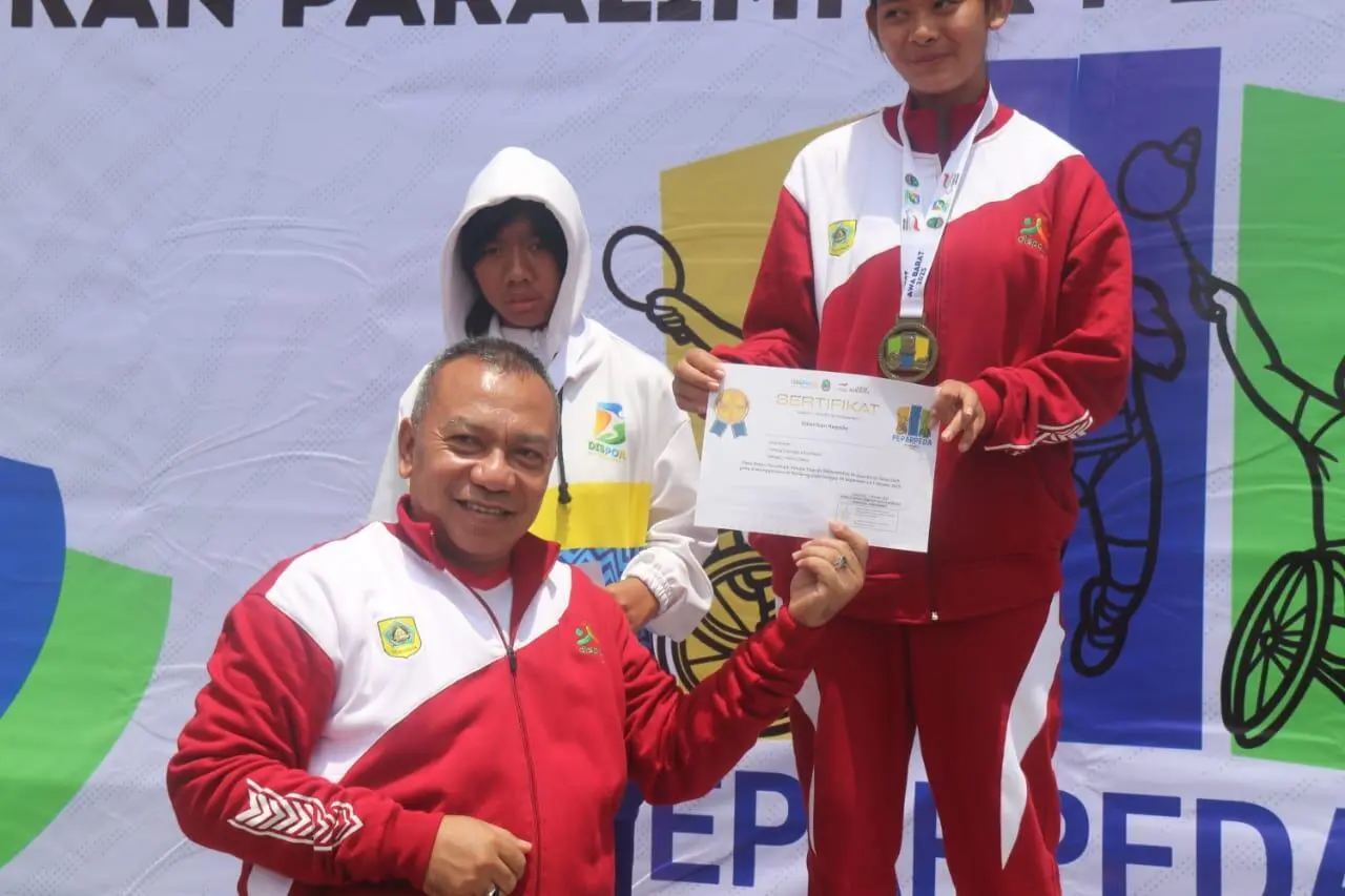 Hari Pertama Peparpeda Jabar 2025, Atlet Difabel Kabupaten Bogor Raih 20 Medali