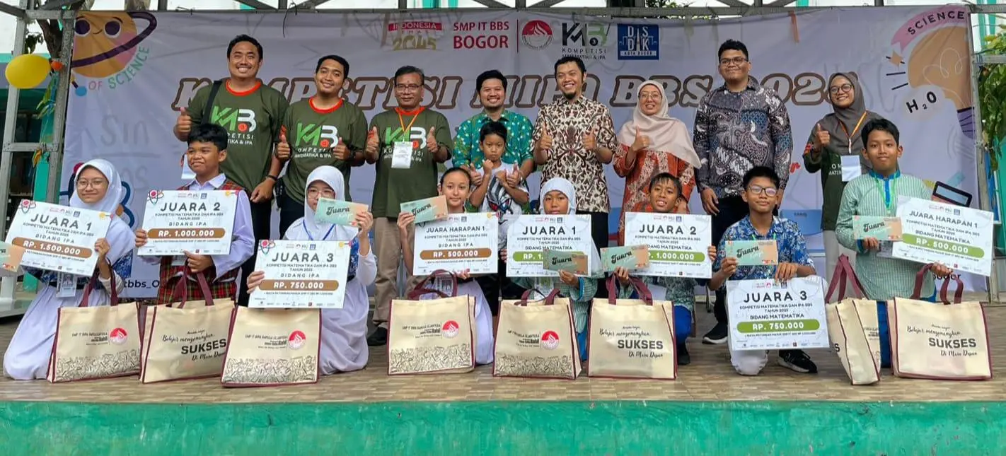 SMP IT BBS Bogor Cetak Bibit Unggul Lewat Kompetisi MIPA, Dukung Gerakan Cinta Sains