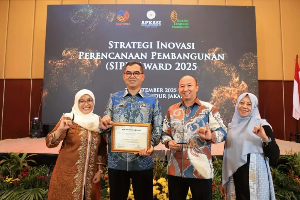 Kabupaten Bogor Raih SIPP Awards 2025 Kategori Inisiatif Atas Inovasi Pembangunan Berkelanjutan