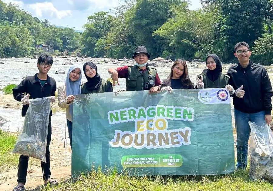 Bersih-Bersih Sungai Cikaniki, Eco Journay 2025 Dorong Gerakan Peduli Lingkungan