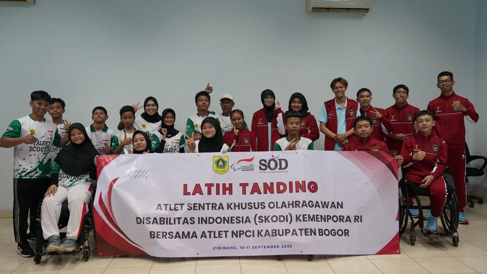 SOD Kabupaten Bogor Gelar Latih Tanding Bersama Atlet SKODI Kemenpora