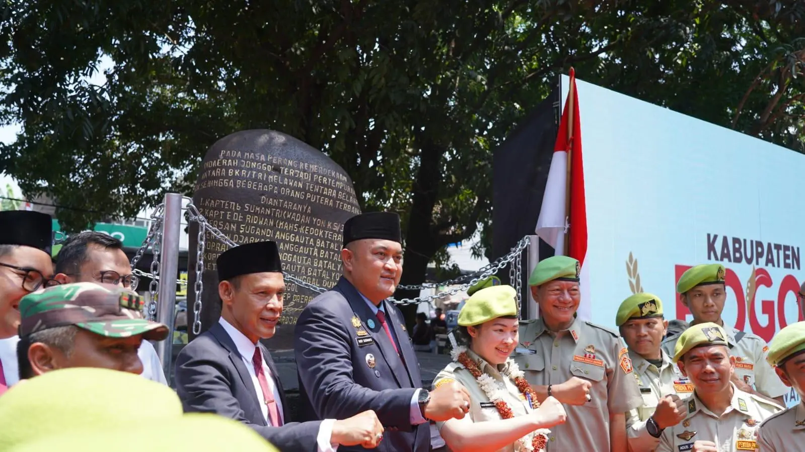 Monumen Perjuangan Jonggol Diresmikan, Bupati Bogor Ajak Generasi Muda Teladani Semangat Pahlawan