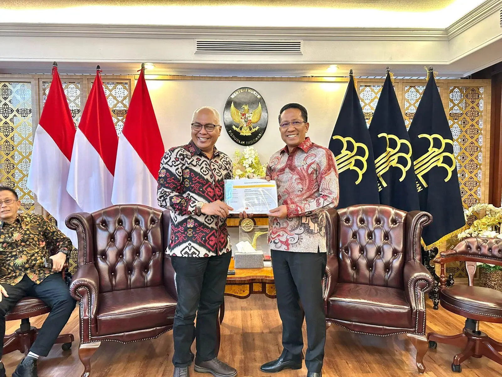 Menteri Hukum Terima Pengurus PWI Pusat, Blokir Legalitas PWI Resmi Resmi Dibuka