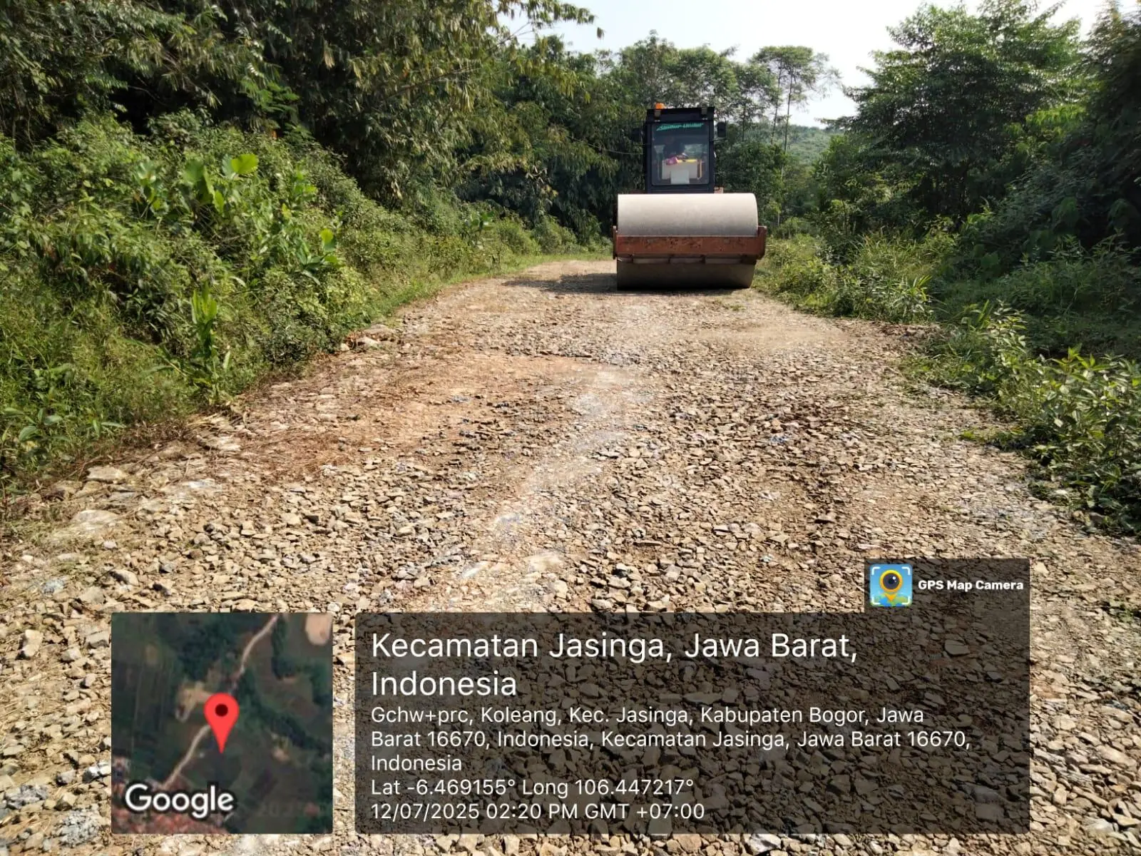 Dukung Wisata Situ Kadongdong, Desa Koleang Bangun Akses Jalan dari Program Samisade