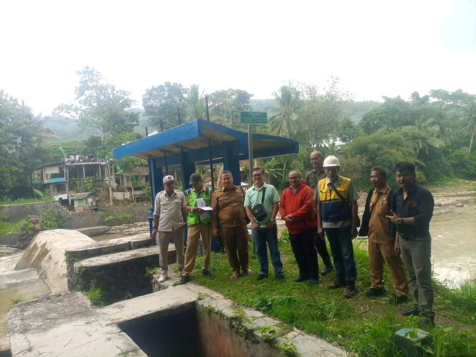 Proyek Rehabilitasi Irigasi D.I. Bongas di Nanggung Kembali Digarap