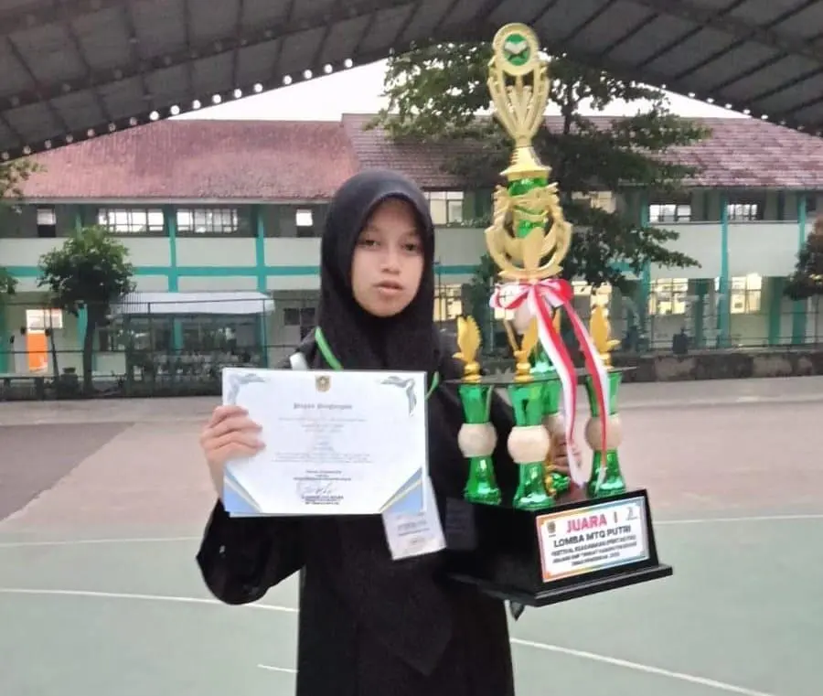 Alaina Nurul Fatihah, Siswi SMPN 1 Jasinga Juara 1 MTQ Pentas PAI Kabupaten Bogor