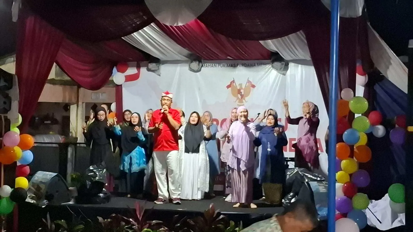 Malam Puncak HUT RI di Puri Mas Perdana, Tan Malaka Ajak Warga Renungkan Makna Kemerdekaan