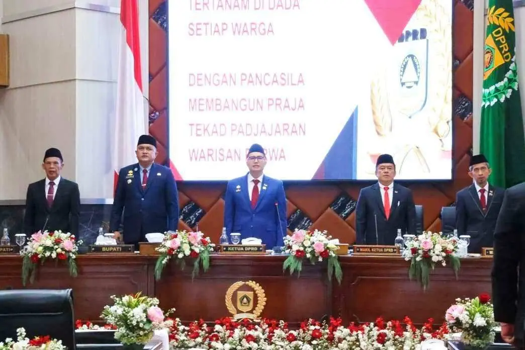 DPRD Kabupaten Bogor Gelar Rapat Paripurna Istimewa Peringati HUT ke-80 RI