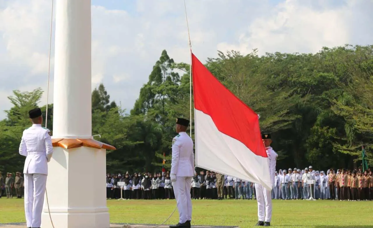 Pesawaran Peringati HUT ke-80 RI, Bupati Dendi: Veteran Jadi Spirit Generasi Penerus