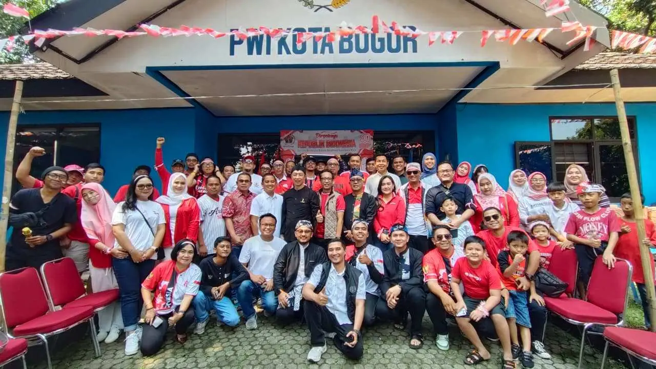PWI Kota Bogor Gelar Pesta Persatuan, Wali Kota hingga Kapolresta Ikut Lomba