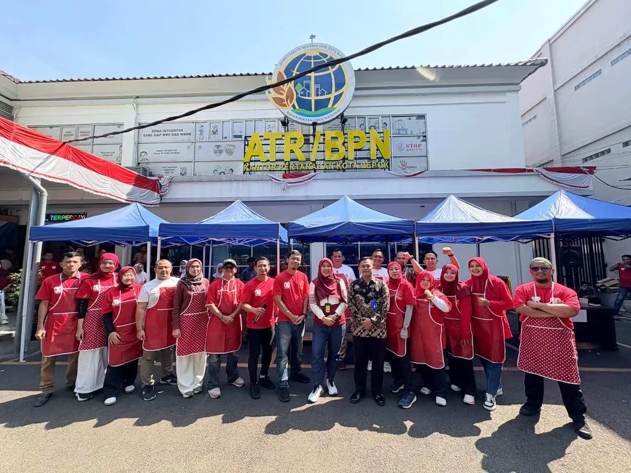 BPN Kota Depok Gelar Lomba Meriahkan HUT ke-80 RI, Libatkan Semua Seksi