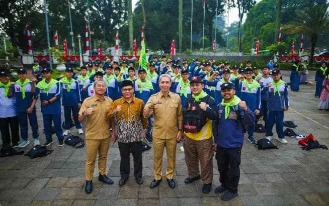 100 Siswa SMA IT Insantama Bogor Ikuti LKMD, Long March 60 Km Menuju Cianjur