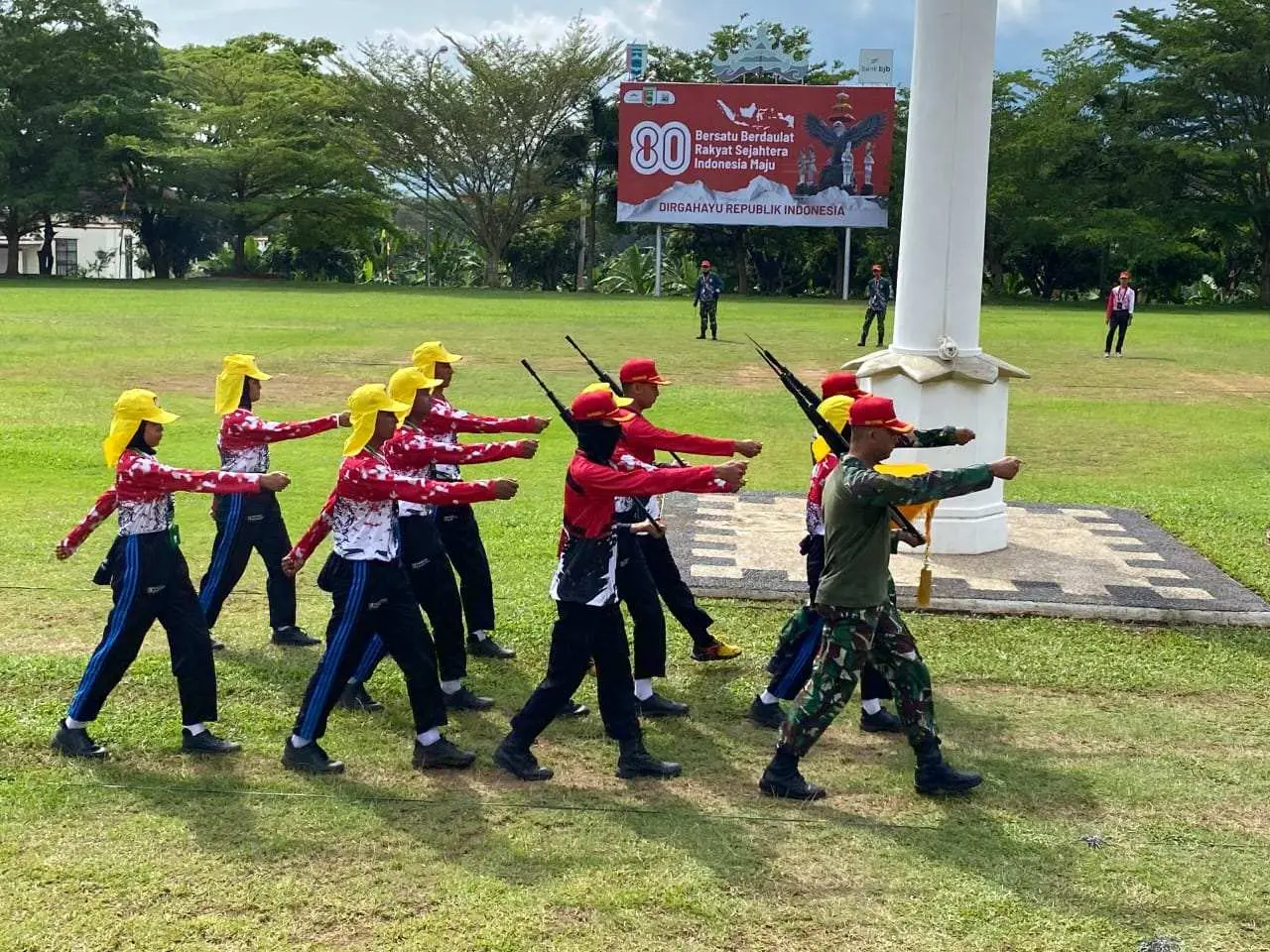 Pelajar Terbaik Pesawaran Digembleng Jadi Paskibraka HUT RI ke-80