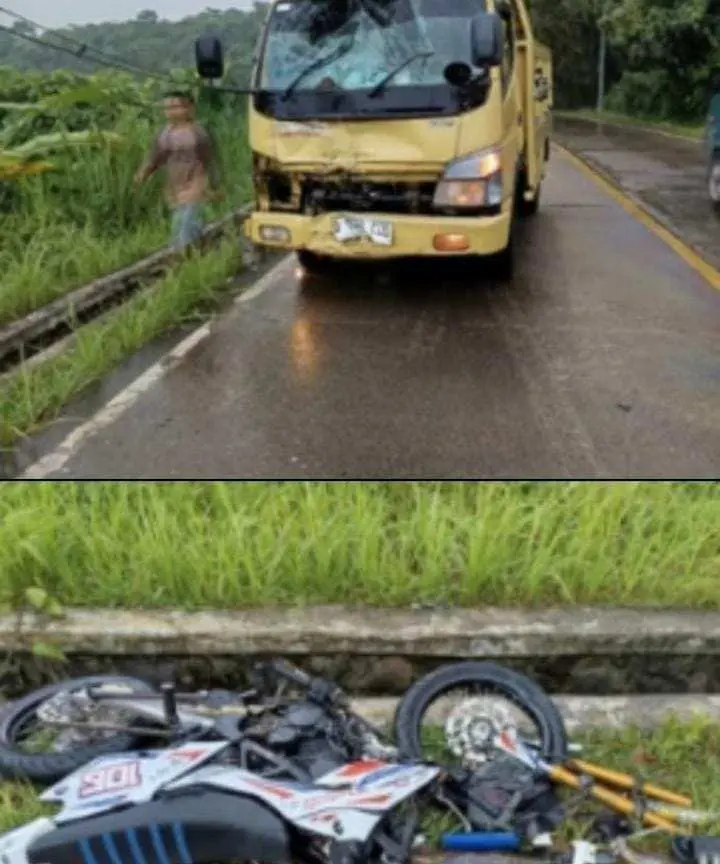 Kecelakaan di Simpang Curug Jasinga, Pelajar Luka Usai Motor Tabrak Truk