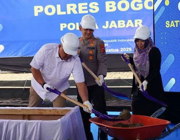Bupati Bogor dan Kapolres Resmikan Pembangunan Dapur Makan Bergizi SPPG Polri