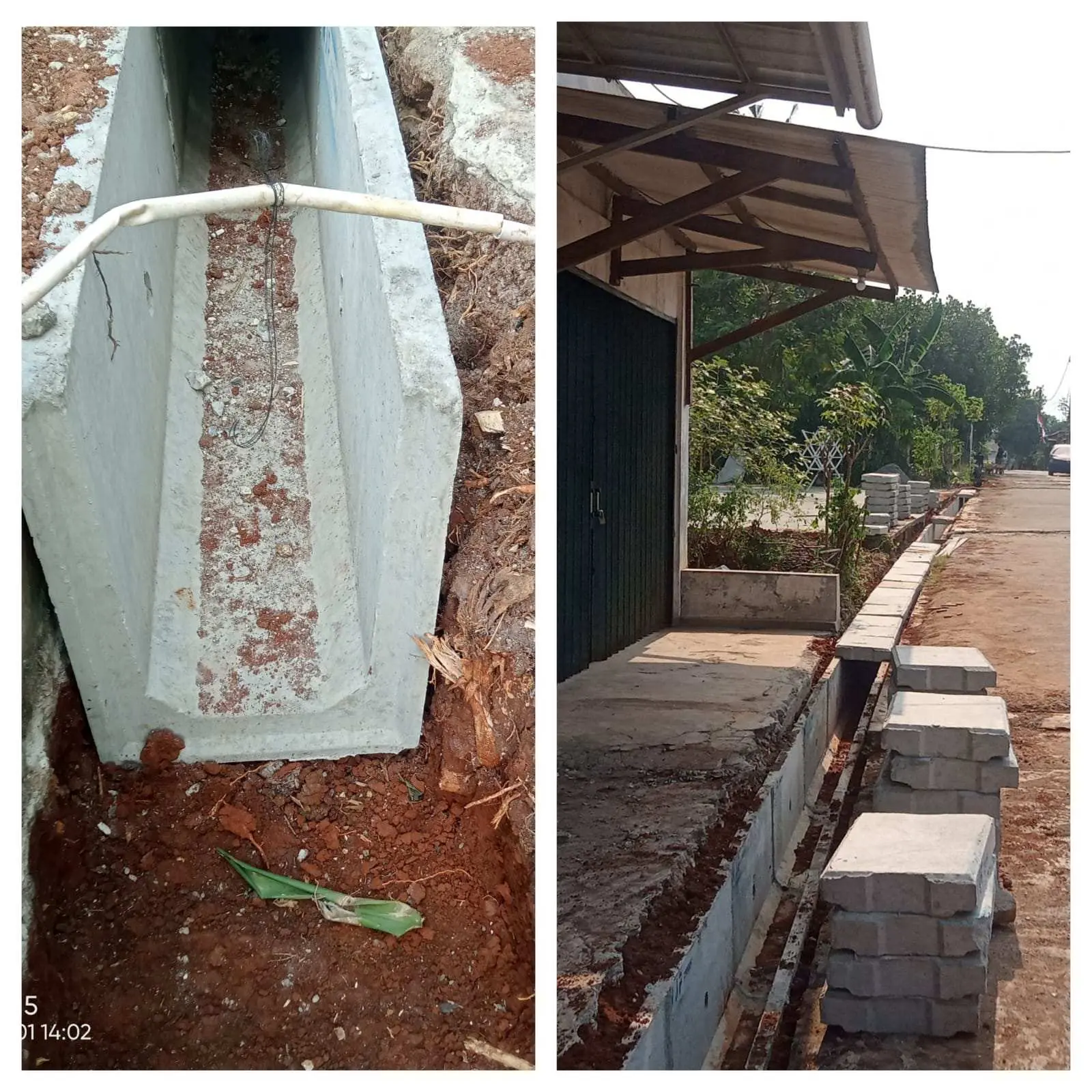 Proyek Drainase di Cirimekar Disorot, Diduga Abaikan Lantai Kerja U-Ditch