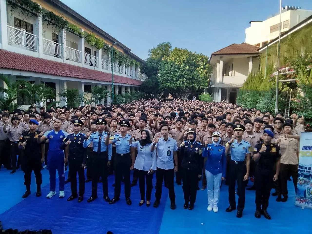 Imigrasi Goes To School: Ratusan Siswa SMAN 3 Depok Antusias Ikuti Sosialisasi Kedinasan